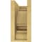 Ekena Millwork 5"W x 10"D x 10"H Classic Diane Rough Cedar Woodgrain TimberThane Corbel, Primed Tan CORUR05X10X10DIARCPR - alternate 2